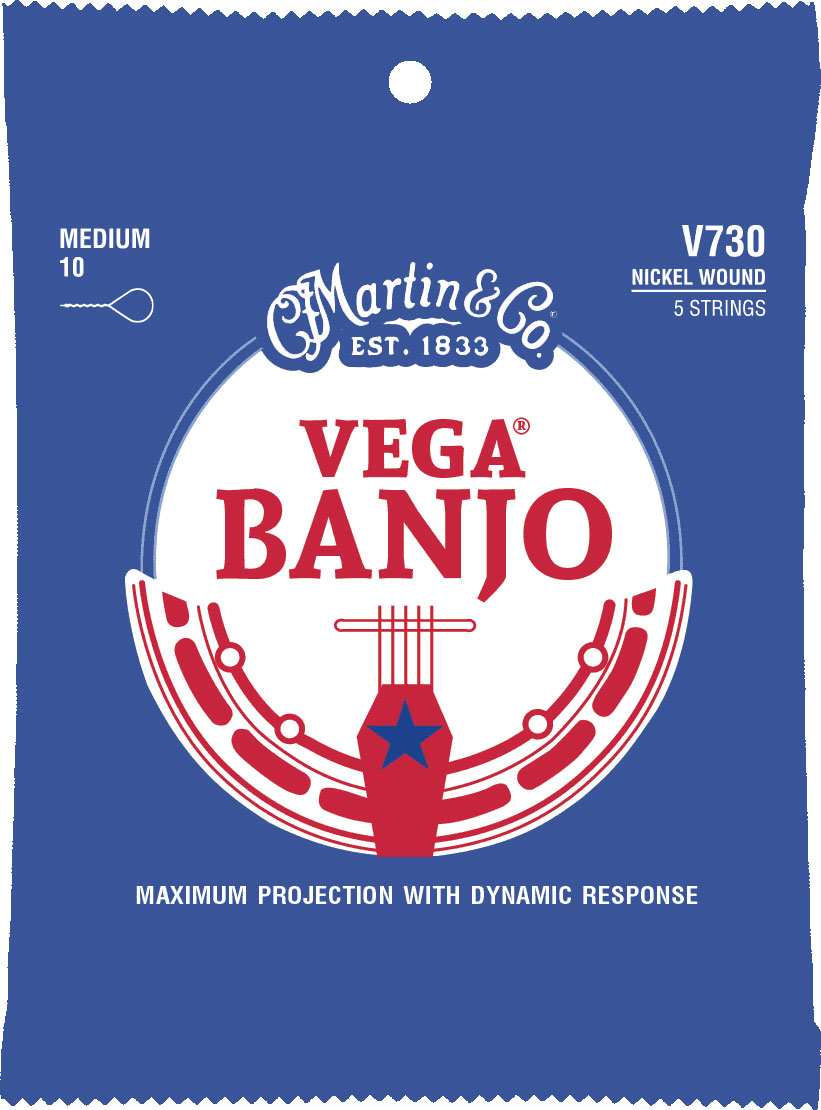 MARTIN STRINGS V730 Banjo 5 Cordes Medium