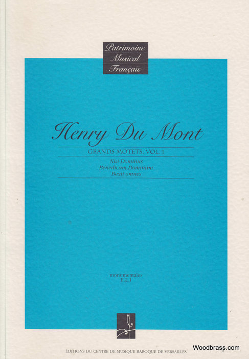 CMBV DU MONT HENRY - GRANDS MOTETS VOL. 1