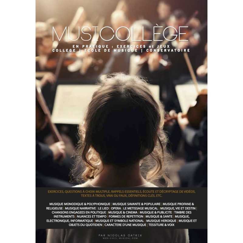 CAPTE NOTE MUSICOLLEGE - EXERCICES PRATIQUES
