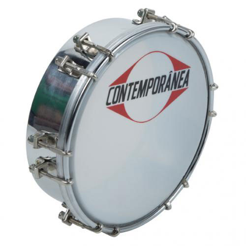 CONTEMPORANEA C-TAM02 - TAMBORIM 6'' METAL CHROME - 12 TIR.