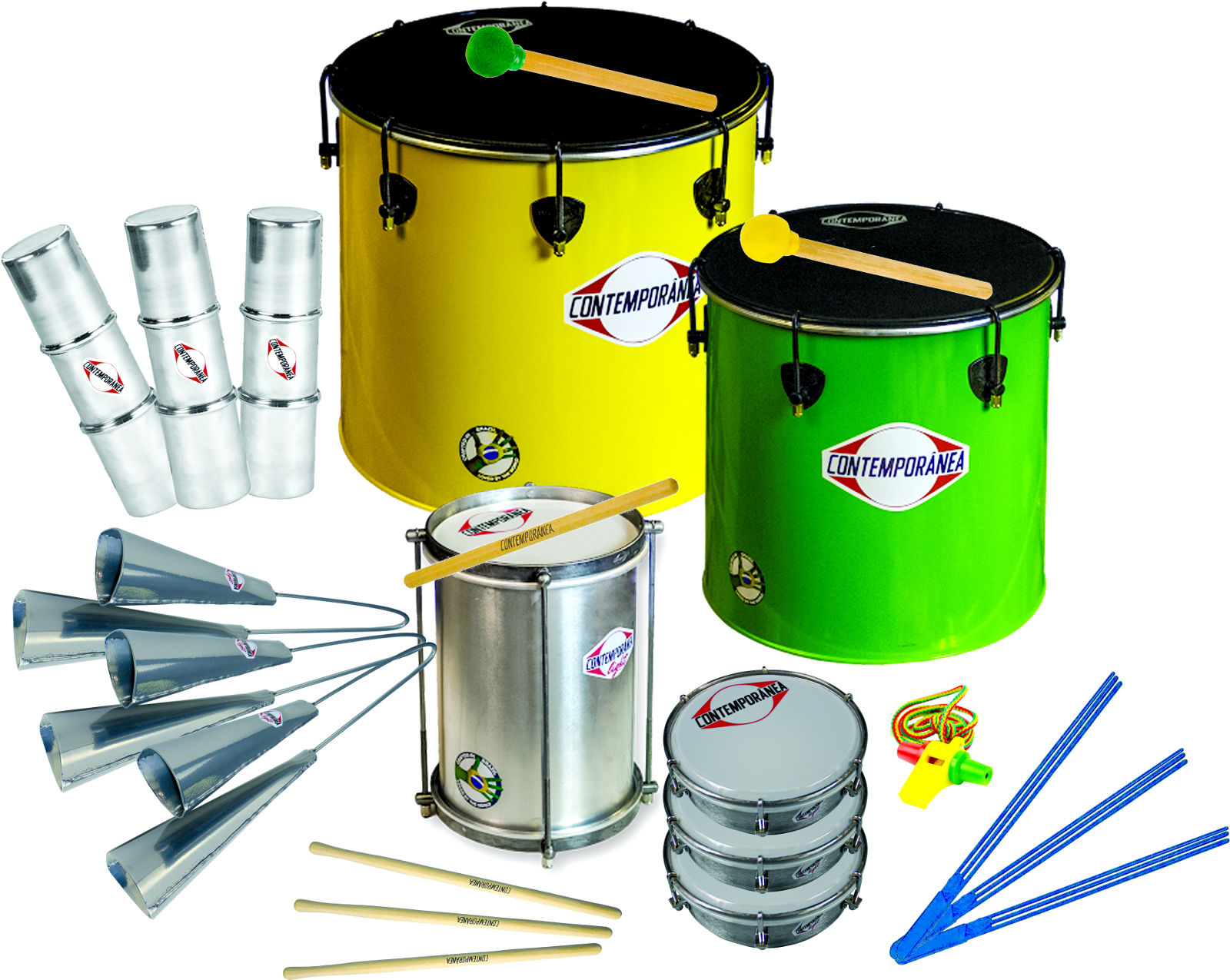 CONTEMPORANEA Pack Samba Nesting 13 Instruments