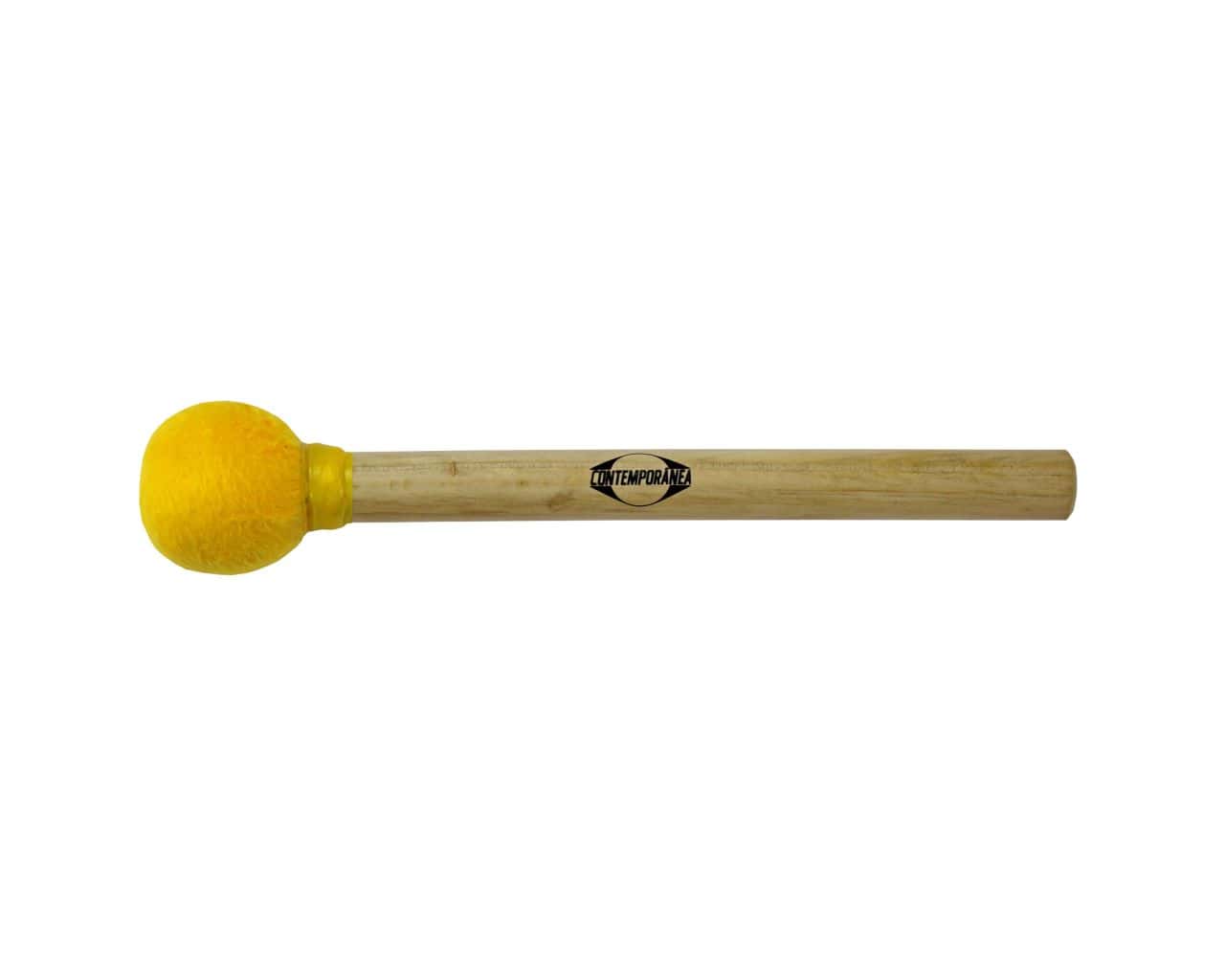 CONTEMPORANEA G-BS02Y - MAILLOCHE DE SURDO JAUNE BOIS 30CM 