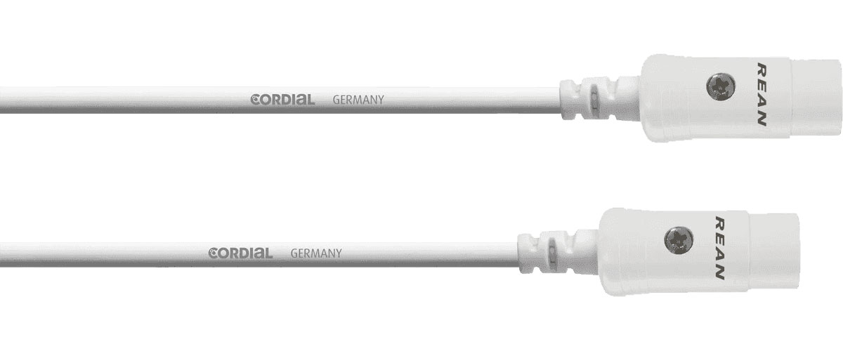 CORDIAL MIDI CABLE 6 M WHITE