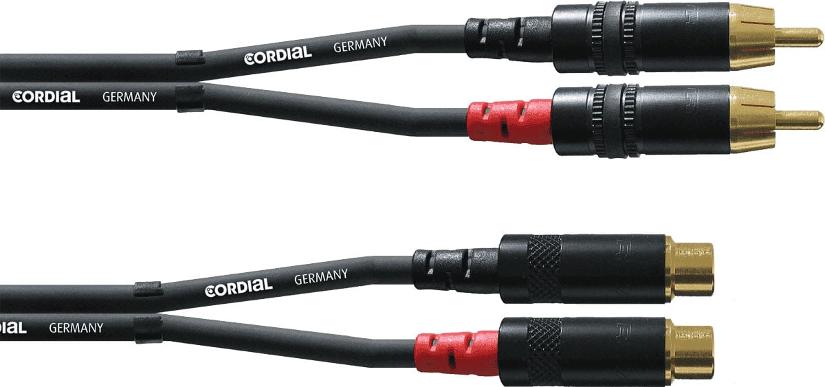 CORDIAL CBLE AUDIO RCA MLE/FEMELLE 3 M