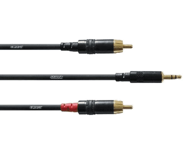 CORDIAL CABLE AND MINIJACK/RCA RAMP 6 M