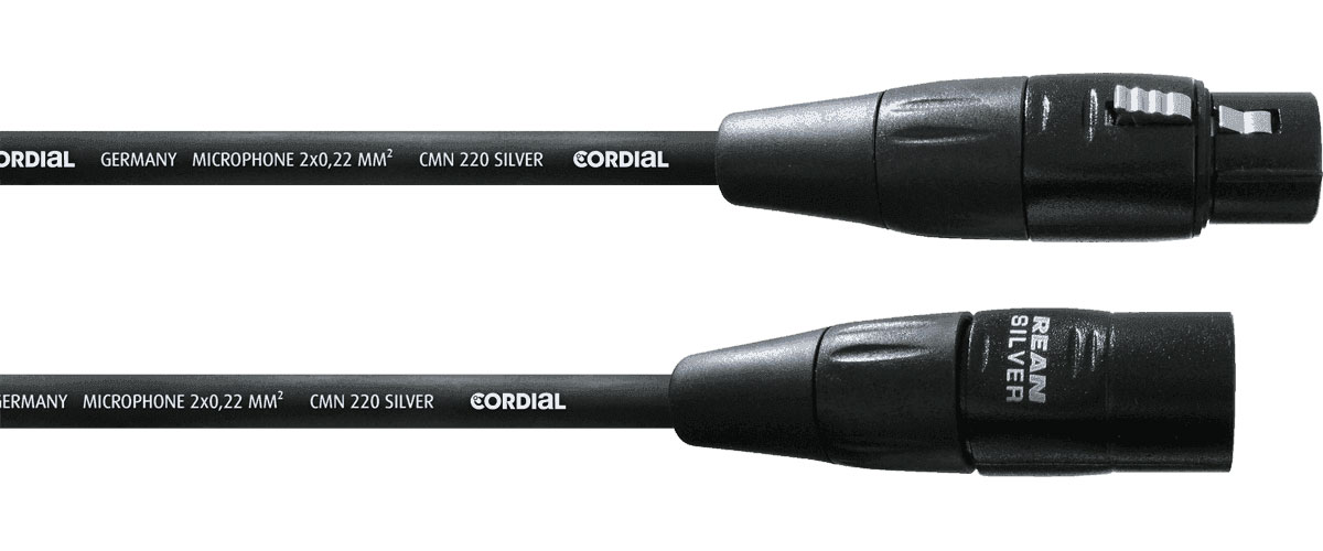 CORDIAL Câble Micro XLR 1,5M