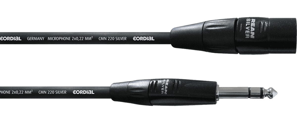 CORDIAL CBLE AUDIO XLR MLE/JACK STRO 6 M