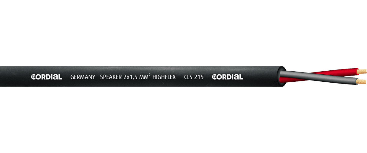 CORDIAL CABLE REEL H.P. 2 X 1,5 MM 100 M