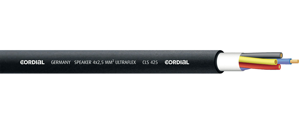CORDIAL CABLE REEL H.P. 4 X 2,5 MM 100 M