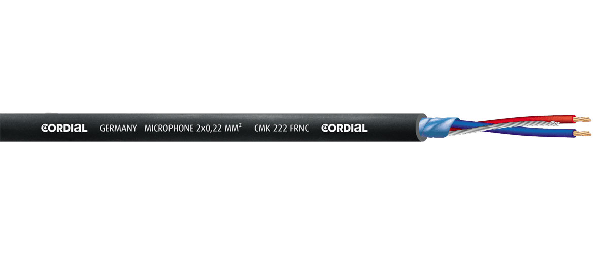 Cordial Bobine De Cable Micro Installation 2 X 0,22mm 100m Frnc