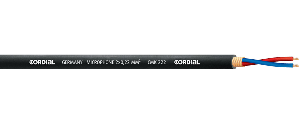 CORDIAL Bobine de Cable Microphone 500 M