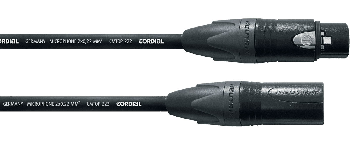 CORDIAL Câble Micro XLR 5 M OR