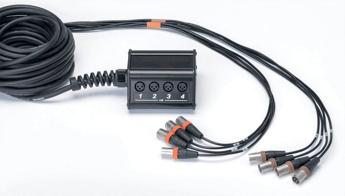 CORDIAL Botier de Scène 8 Entres XLR 10 M