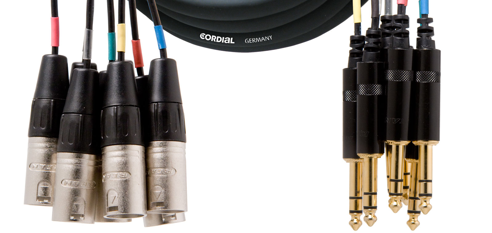CORDIAL Multipaire 8 XLR Mâle/8 Jack Stéréo 5 M