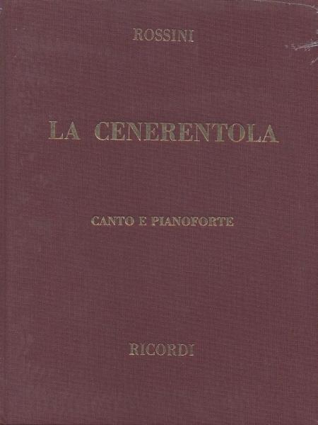 RICORDI ROSSINI G. - CENERENTOLA - CHANT ET PIANO