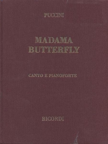 RICORDI PUCCINI G. - MADAMA BUTTERFLY - CHANT ET PIANO