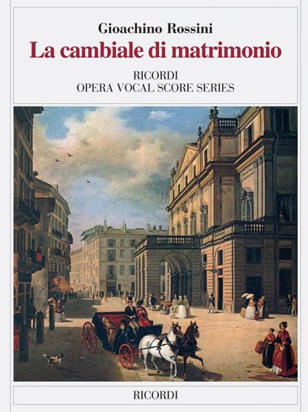 RICORDI ROSSINI G. - CAMBIALE DI MATRIMONIO - CHANT ET PIANO