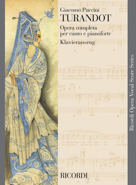 RICORDI PUCCINI G. - TURANDOT TESTO ITALIANO TEDESCO - CHANT ET PIANO