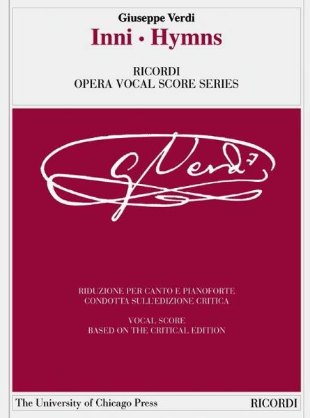RICORDI VERDI G. - INNI - HYMNS - CHANT, PIANO