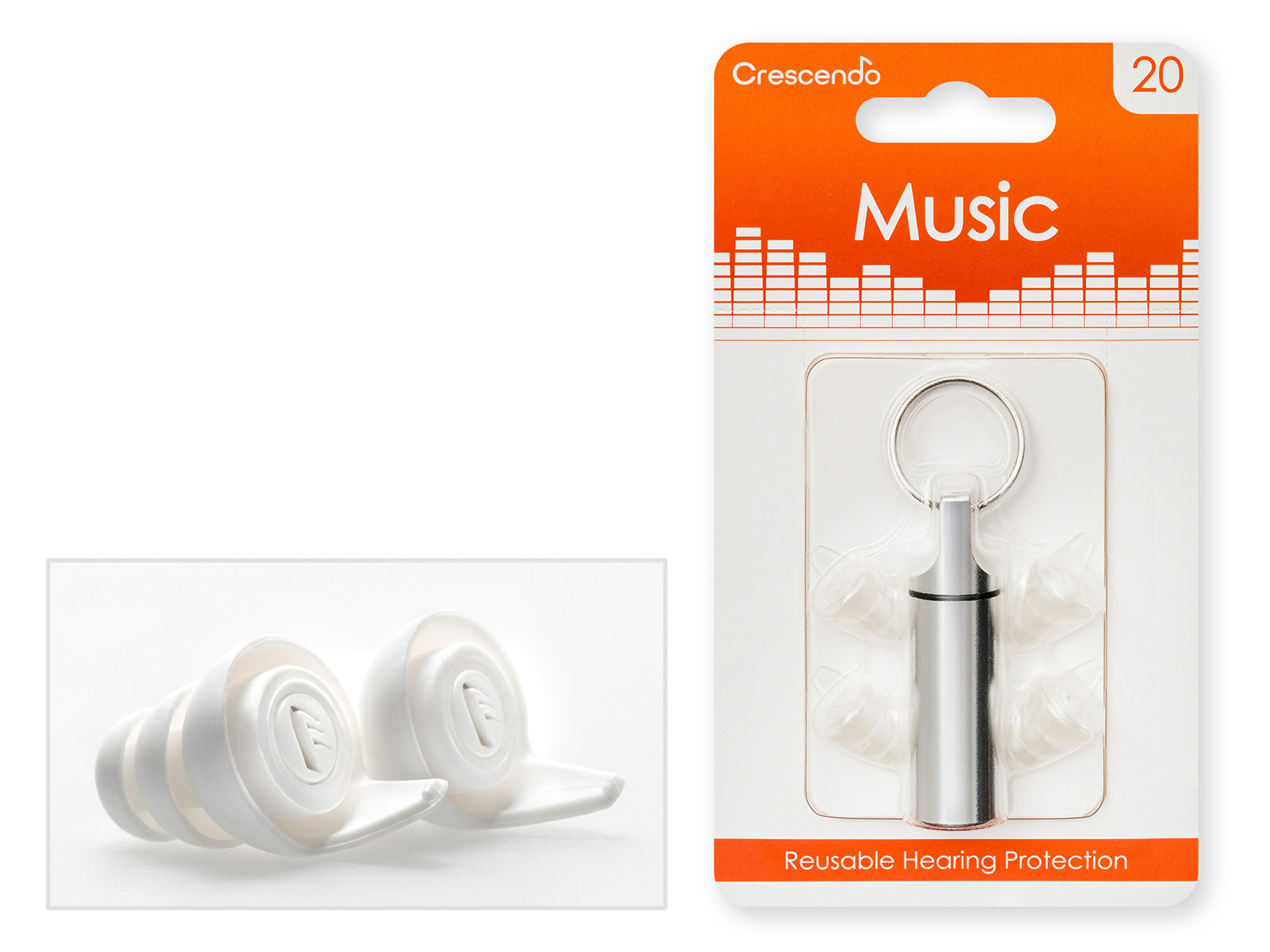 CRESCENDO Music 20 - Protections Auditives SNR 19DB