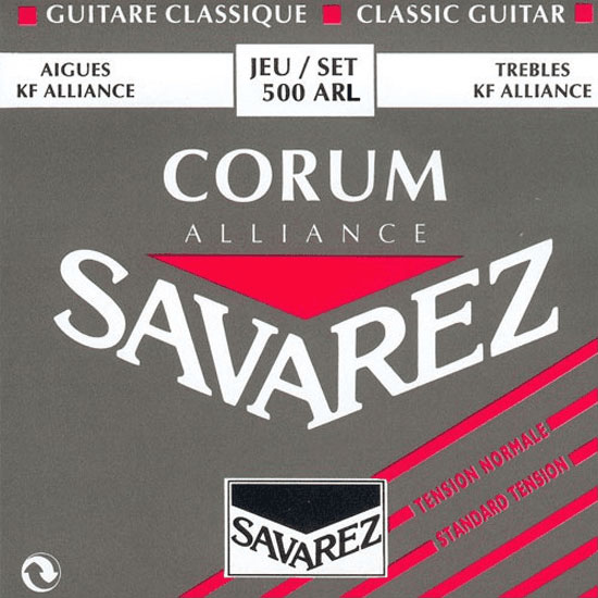 SAVAREZ Cordes Classiques ALLIANCE-corum Jeux Rouge Longue