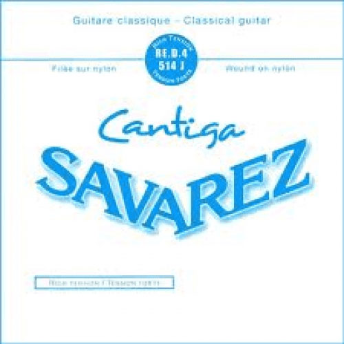 SAVAREZ CLASSIC STRINGS NEW CRISTAL-CANTIGA UNIT BY 10 PIECES 4TH BLUE FILEE METAL AR