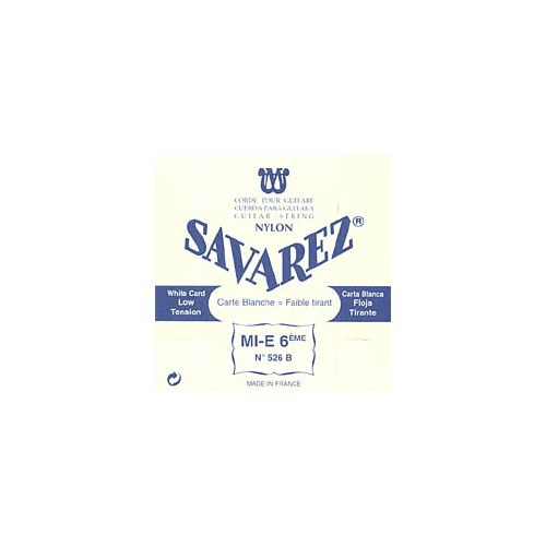SAVAREZ 526B MI-6 Carte Blanche Tirant Faible (Unité)