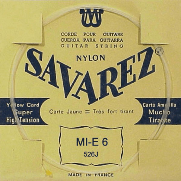 SAVAREZ 526J MI-6 Carte Jaune Tirant Tres Fort (Unité)