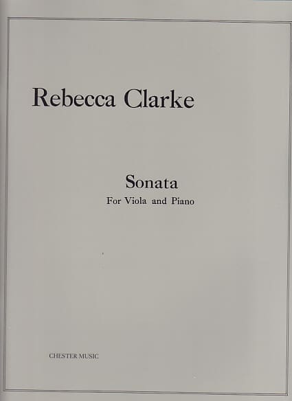 CHESTER MUSIC CLARKE R. - SONATA FOR VIOLA AND PIANO