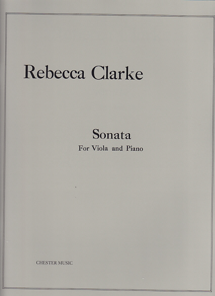 CHESTER MUSIC Clarke R. - Sonata For Viola And Piano