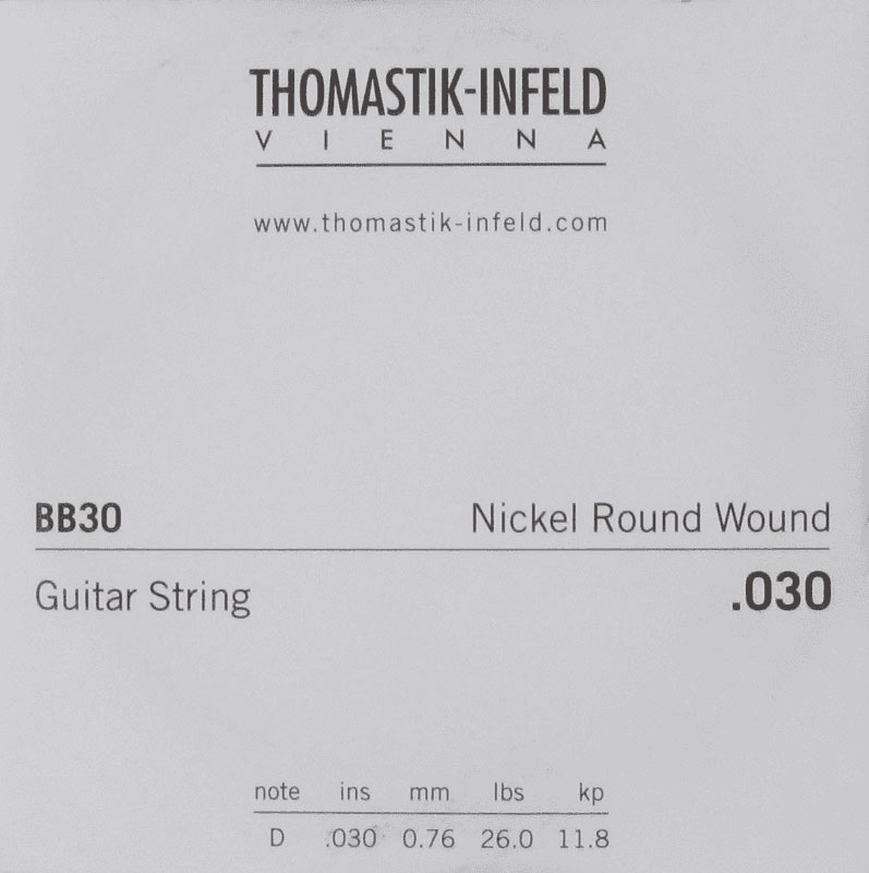 THOMASTIK THOMASTIK STRINGS FOR ELECTRIC GUITARS STRINGS DETAIL.030