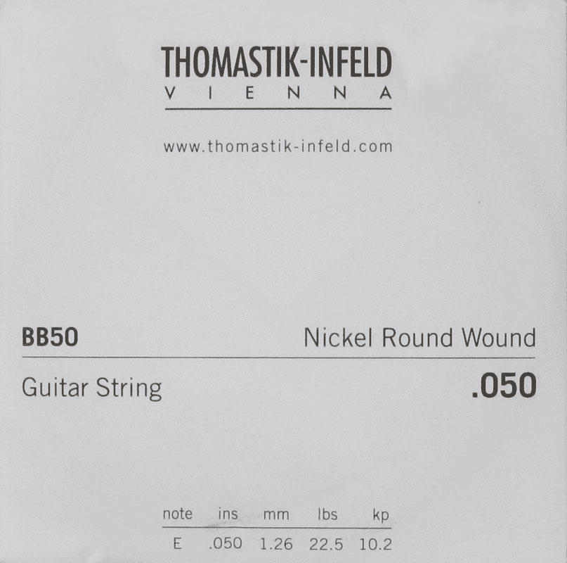 THOMASTIK STRINGS FOR ELECTRIC GUITARS STRINGS DETAIL.050