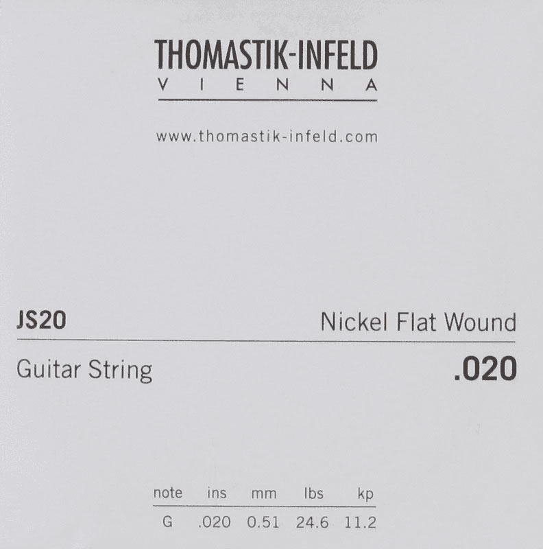 THOMASTIK THOMASTIK STRINGS FOR ELECTRIC GUITARS STRINGS DETAIL.020