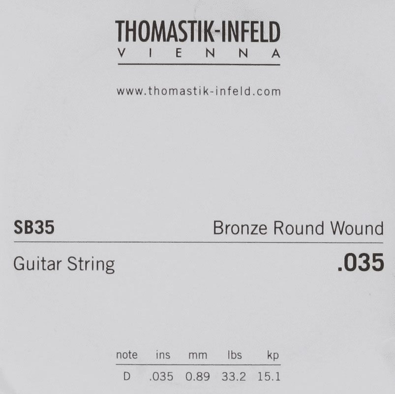 THOMASTIK STRINGS ACOUSTIC GUITAR SPECTRUM RETAIL STRINGS .035 RW