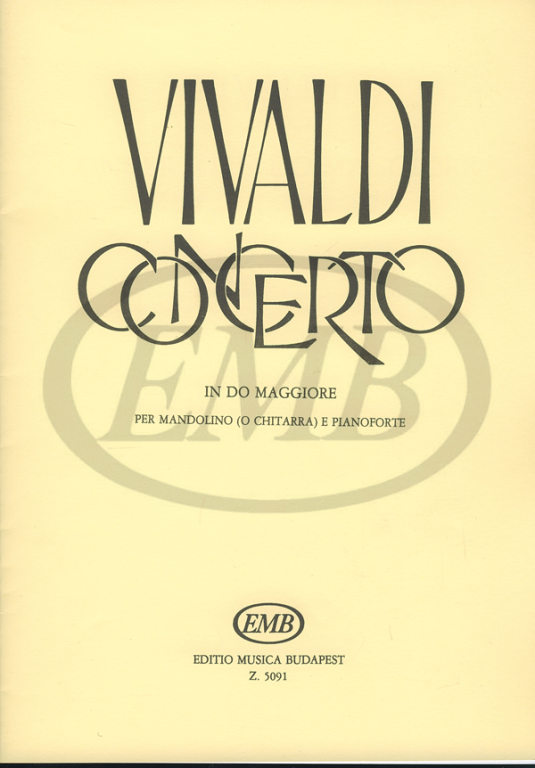 EMB (EDITIO MUSICA BUDAPEST) VIVALDI A. - CONCERTO IN DO RV 425 - MANDOLINE ET PIANO