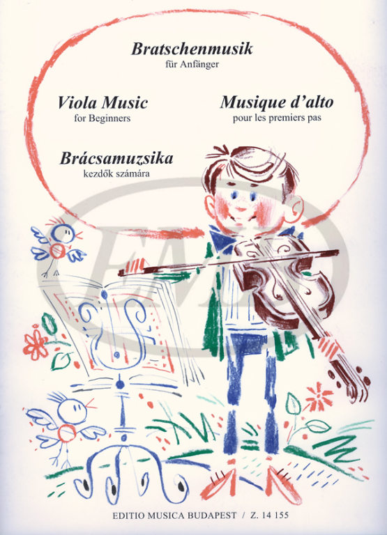 EMB (EDITIO MUSICA BUDAPEST) Viola Music For Beginners - Alto