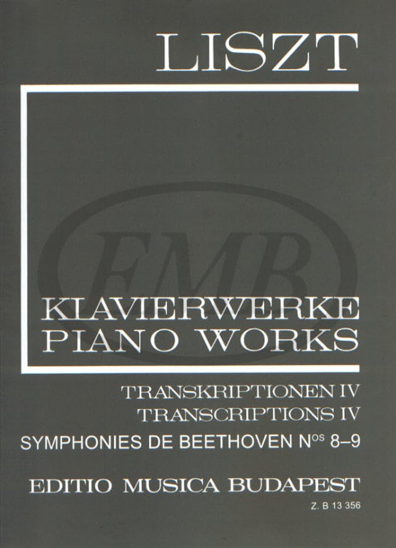 EMB (EDITIO MUSICA BUDAPEST) LISZT F. - TRANSCRIPTIONS VOL 4 - PIANO