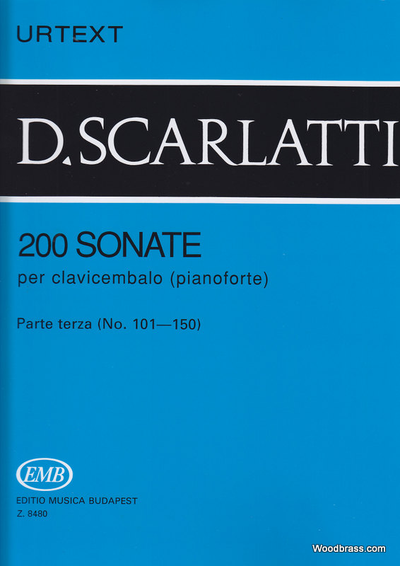 EMB (EDITIO MUSICA BUDAPEST) SCARLATTI D. - SONATE (200) VOL. 3 - PIANO