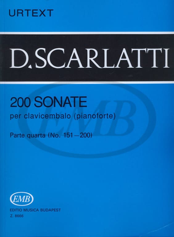EMB (EDITIO MUSICA BUDAPEST) SCARLATTI D. - SONATE (200) VOL. 4 - PIANO