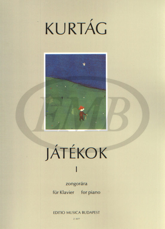 EMB (EDITIO MUSICA BUDAPEST) KURTAG G. - JATEKOK GAMES VOL. 1 - PIANO