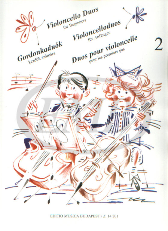 EMB (EDITIO MUSICA BUDAPEST) Violoncello Duos For Beginners Vol.2 - Violoncelle