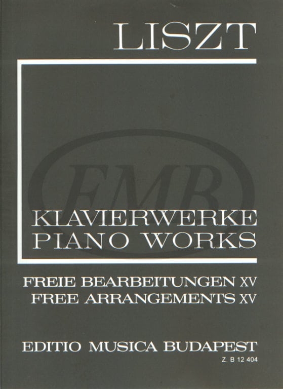 EMB (EDITIO MUSICA BUDAPEST) LISZT F. - FREE ARRANGEMENTS VOL 15 - PIANO