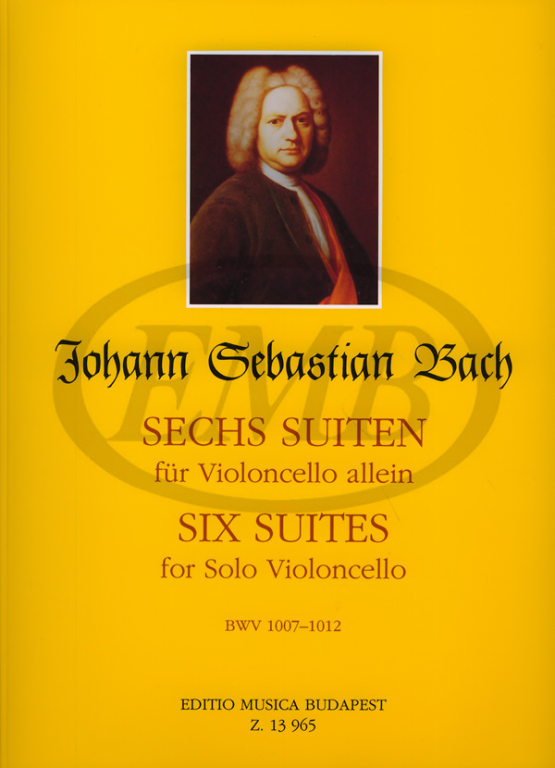EMB (EDITIO MUSICA BUDAPEST) BACH - SIX SUITES BWV 1007-1012 - CELLO SOLO