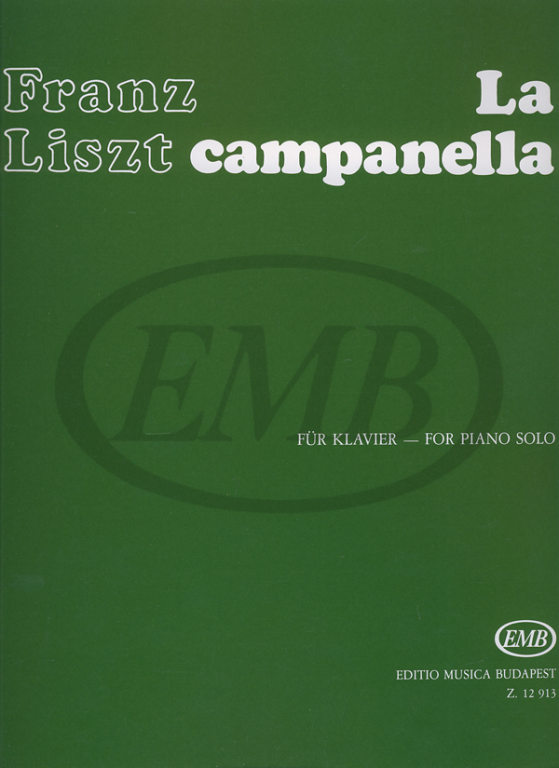 EMB (EDITIO MUSICA BUDAPEST) Liszt F. - Campanella - Piano