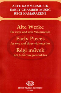 EMB (EDITIO MUSICA BUDAPEST) Pieces For Two And Three Violoncellos