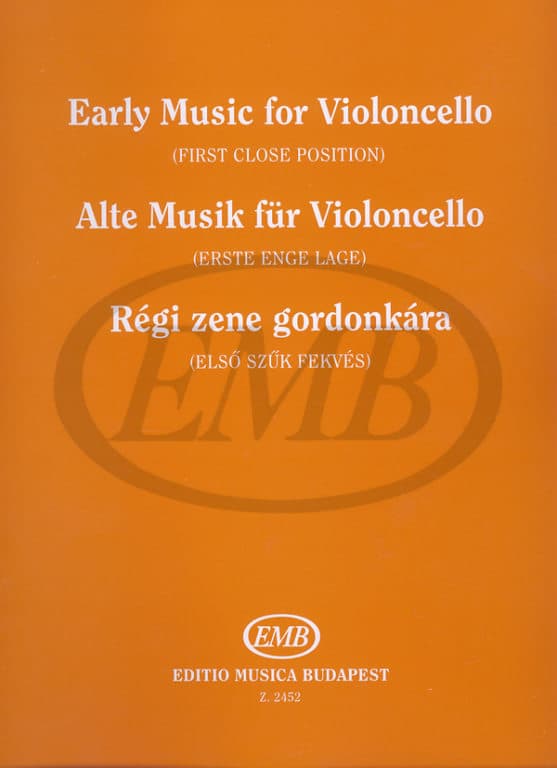 EMB (EDITIO MUSICA BUDAPEST) OLD MUSIC - VIOLONCELLE ET PIANO