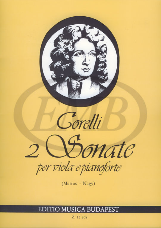 EMB (EDITIO MUSICA BUDAPEST) CORELLI A. - SONATE (2) OP. 5 N. 7 E 8 - ALTO