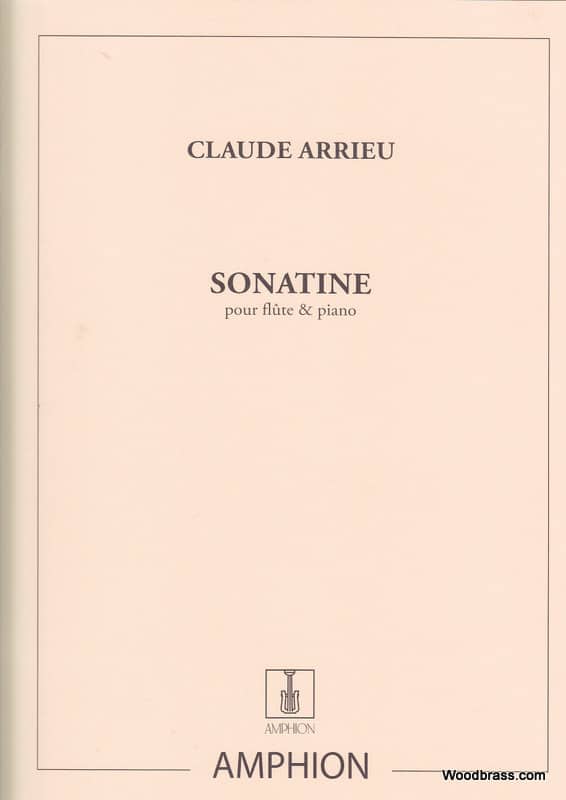 AMPHION EDITIONS ARRIEU C. - SONATINE - FLUTE ET PIANO