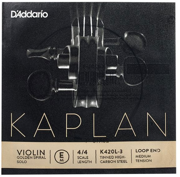D'ADDARIO AND CO 4/4 KAPLAN CORDE MI MEDIUM/ACIER PLEIN-A BOUCLE