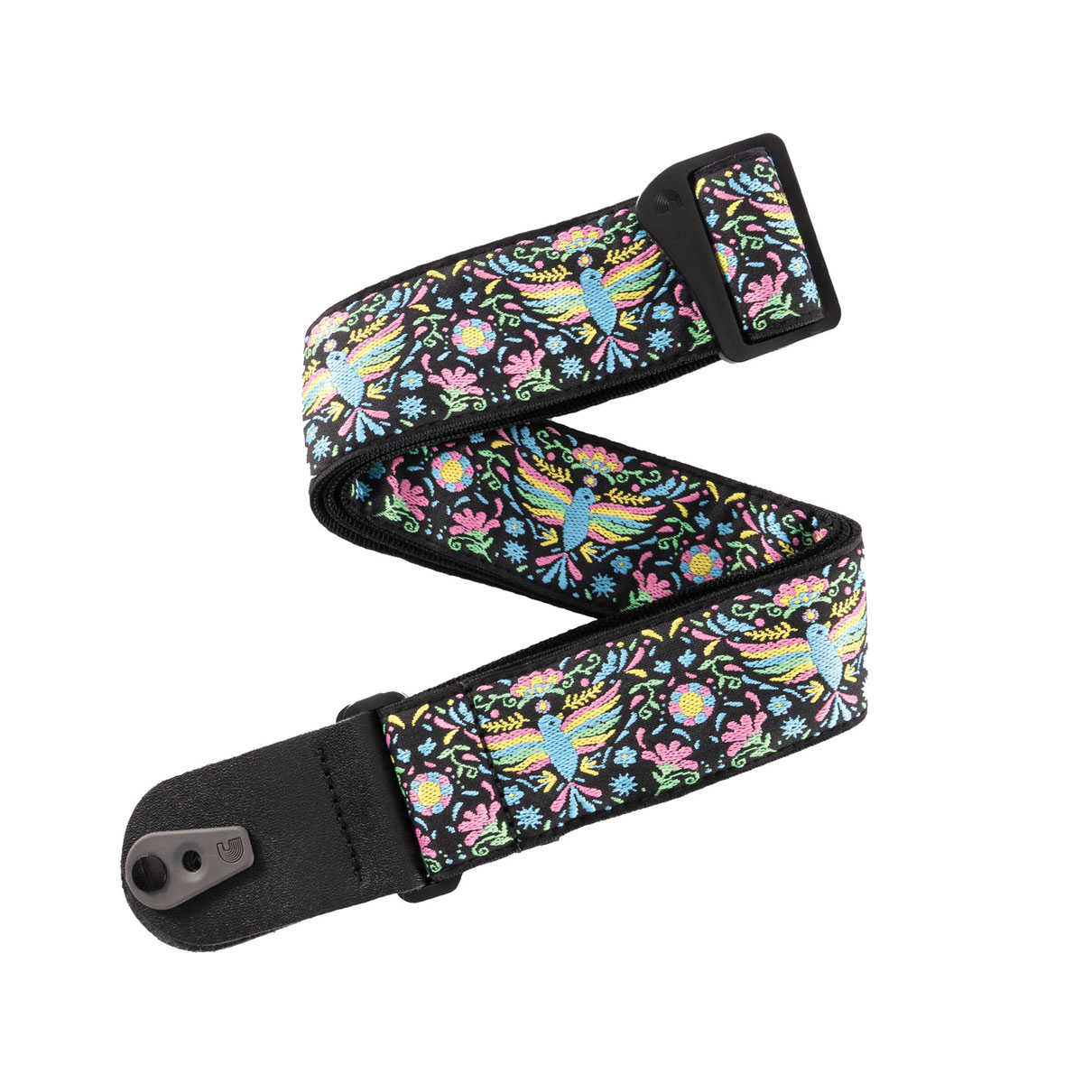 D'ADDARIO AND CO PAD LOCK WOVEN GUITAR STRAP, PHOENIX DREAM